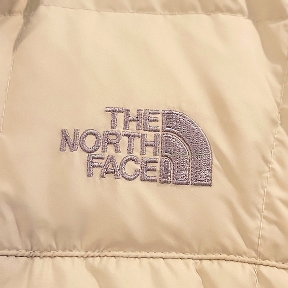 GUC North Face Womens Cream Coat M - Picture 2 of 11